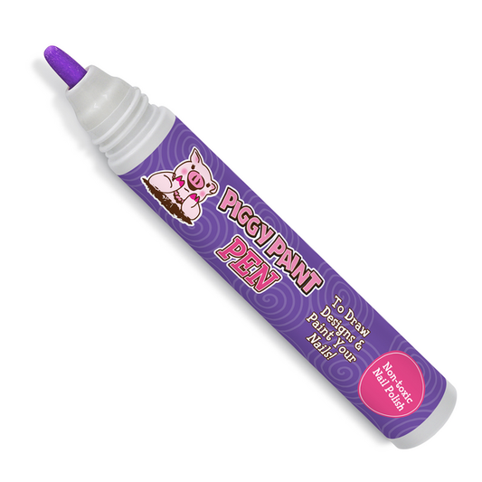 Purple Power Piggy Pen - Kids Non-toxic Nail Polish