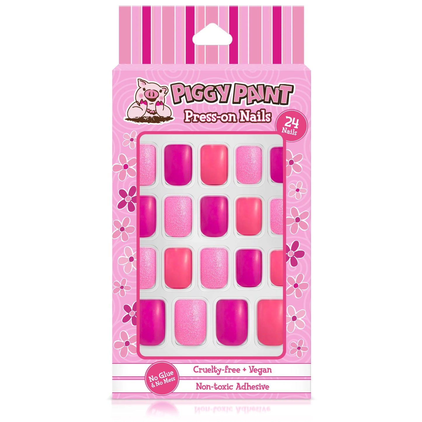 Pretty in Pink Piggy Press-on Nails